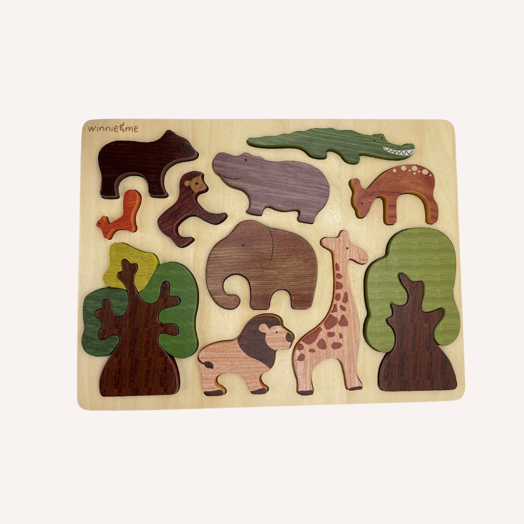 Animal Puzzle - Wooden Tray
