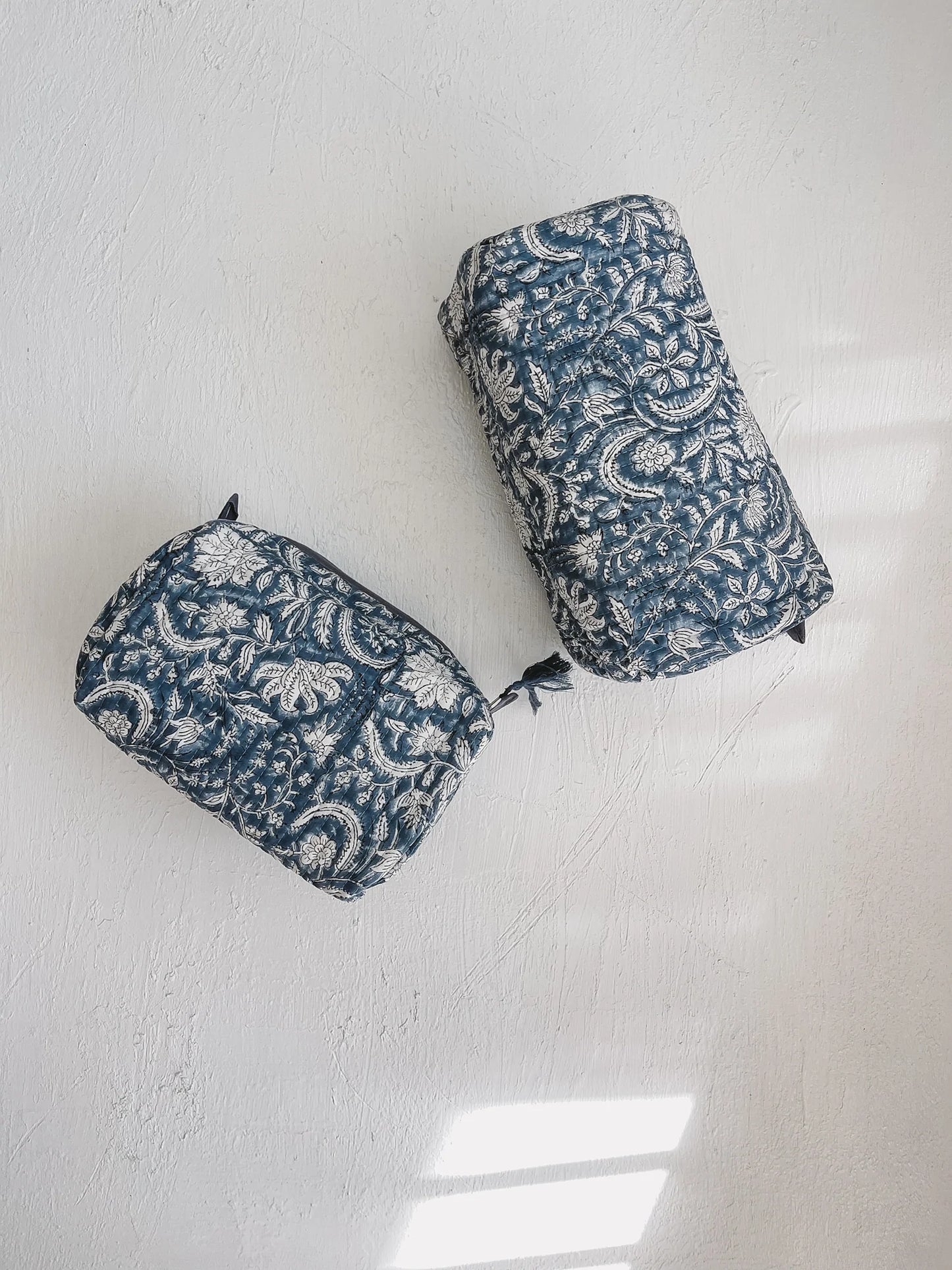 Nappy / Cosmetic Bag Set ~ Wildflower